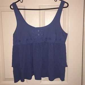 American Eagle Blue Tank Top